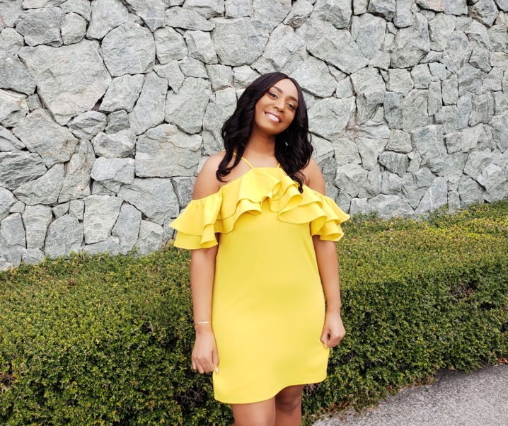 Oh Happy Day! Yellow Ruffle Dress Look