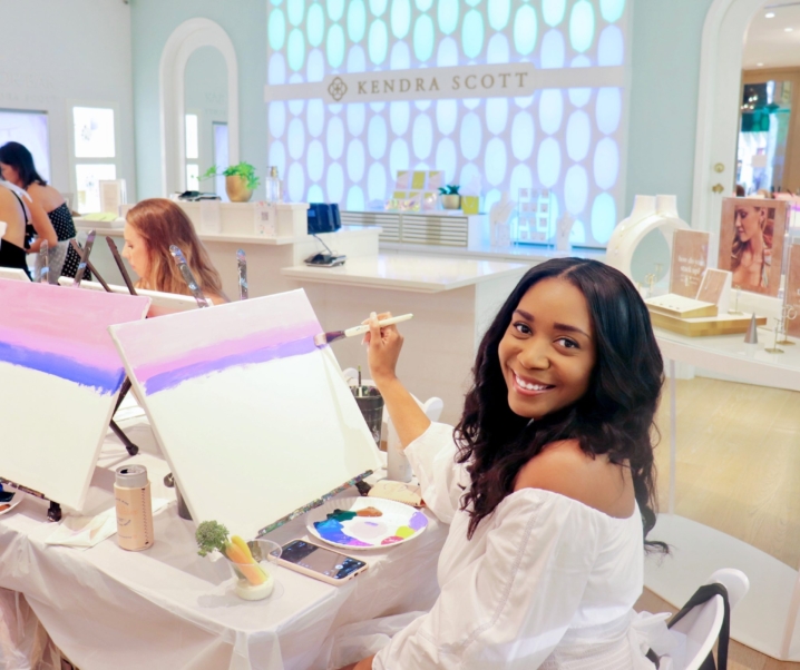 Event Recap: Paint N’ Sip Night at Kendra Scott