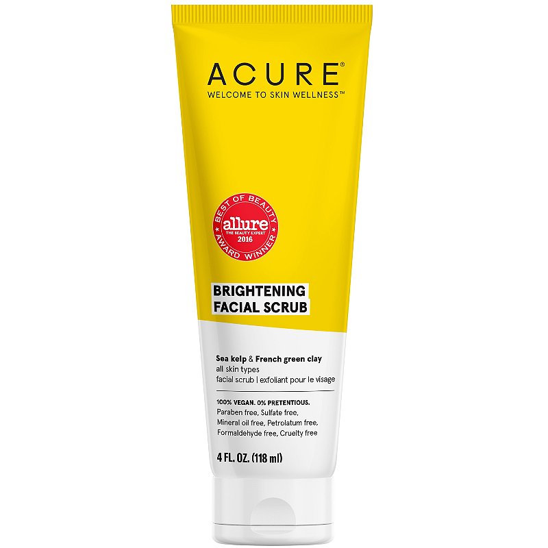 Acure Brightening Facial Scrub- Simply Tami