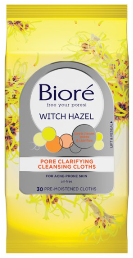 Biore Witch Hazel Pore Clarifying Cleansing Cloths